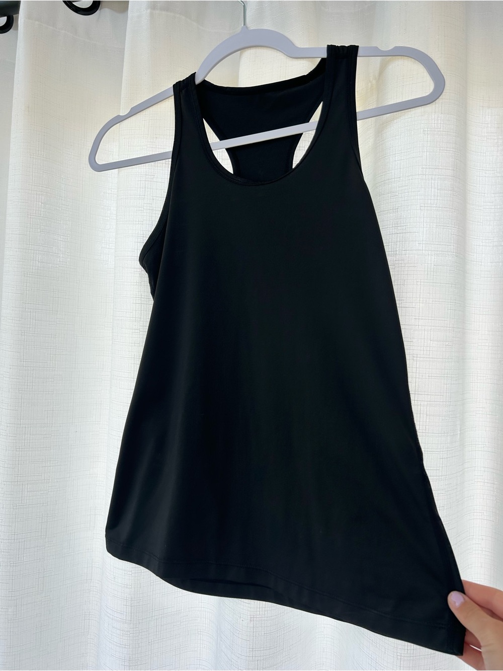 Black sports Tank top